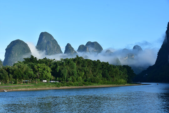 桂林阳朔兴坪老寨山大面山