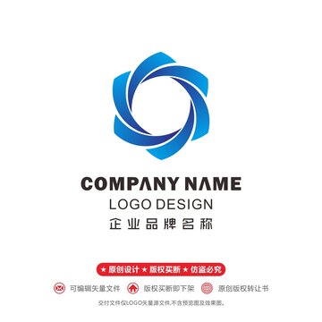 旋转logo金融logo