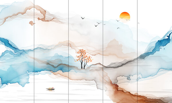 水墨画