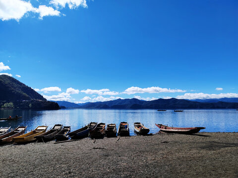 泸沽湖风光