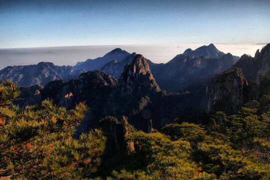 黄山远山