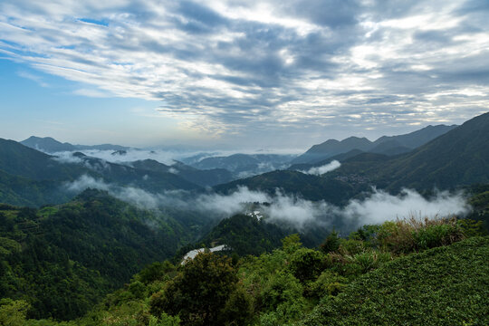 丽水松阳高山云海日出航拍