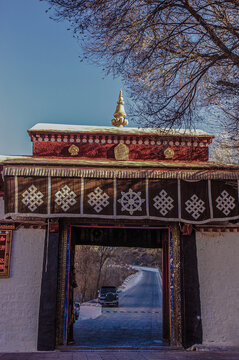 西藏景区入口