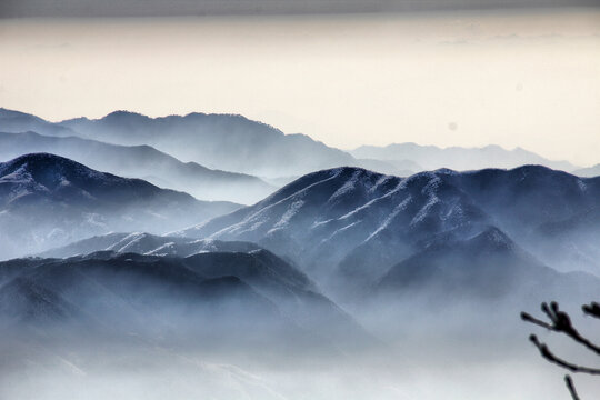 黄山云雾美景