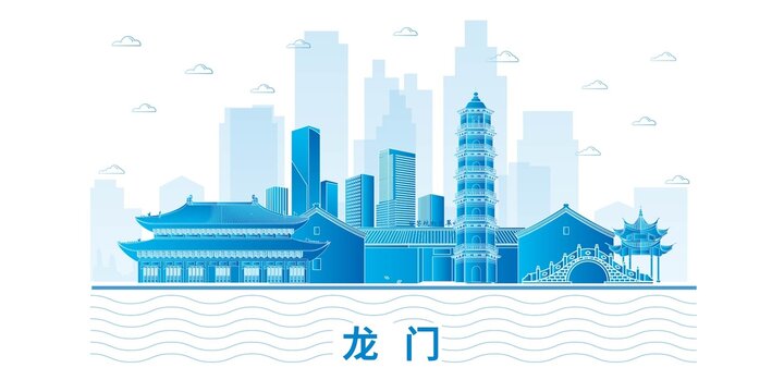 龙门县未来科技城市设计素材