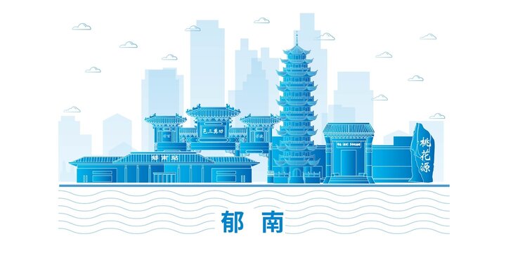 郁南县未来科技城市设计素材