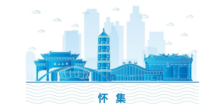 怀集县未来科技城市设计素材