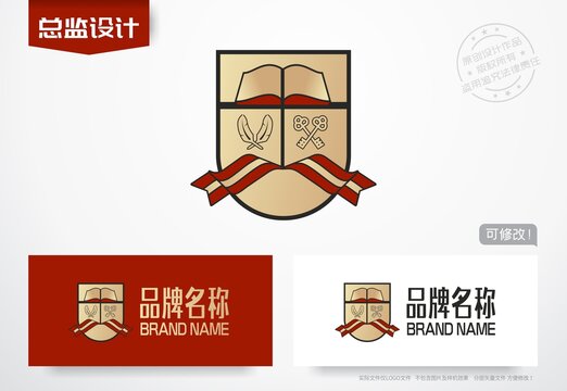 学校logo