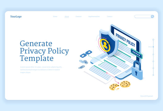 隐私政策与数据保护着陆页设计