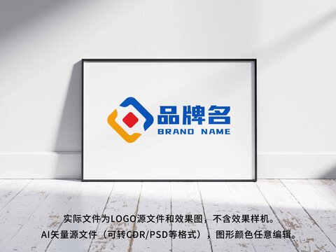 C字母对称LOGO标志设计