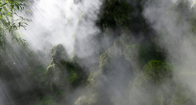 唯美山石风景