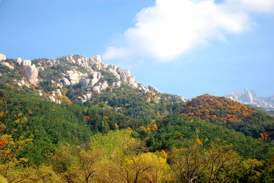 青岛崂山秋色