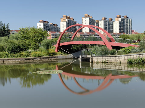 上海苏州河沿岸建筑景观