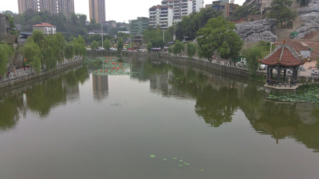西湖航拍