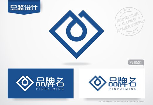 字母Mlogo水滴