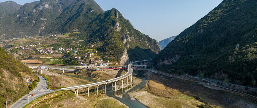 三峡风光长图