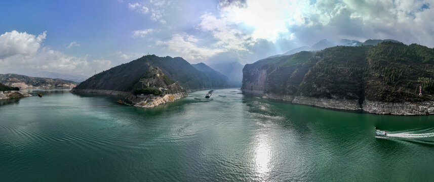 三峡山水风光长图