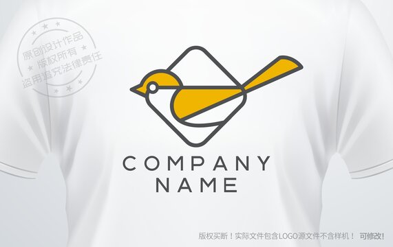 小鸟logo麻雀