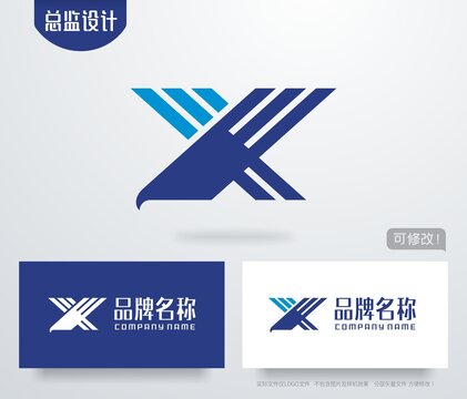 字母Xlogo雄鹰