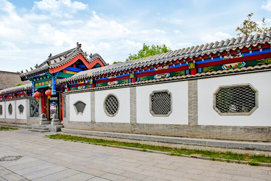 中式园墙
