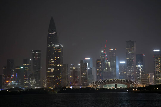 深圳湾夜景