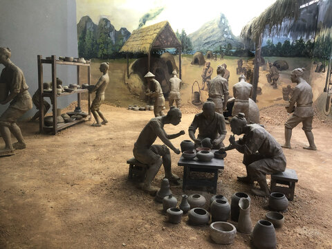 博物馆古代农耕场景
