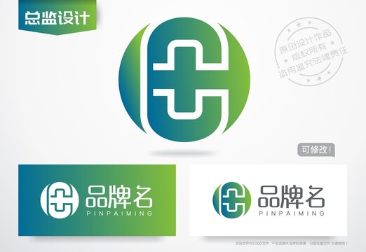 C字母logo医疗医药