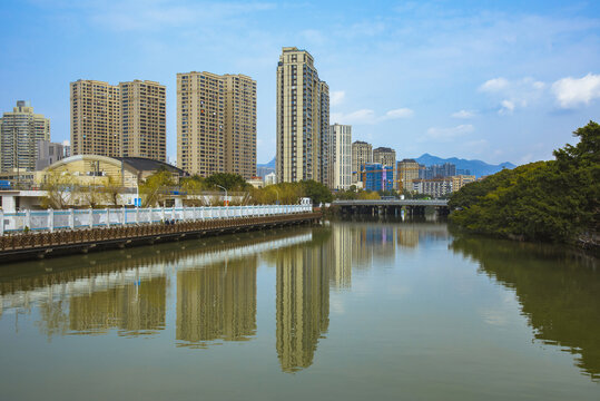 温州风光城市高楼