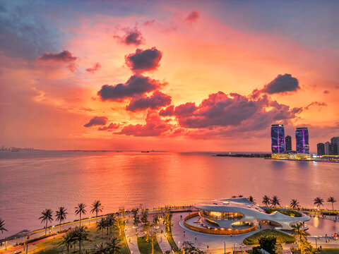 海南云洞图书馆风景