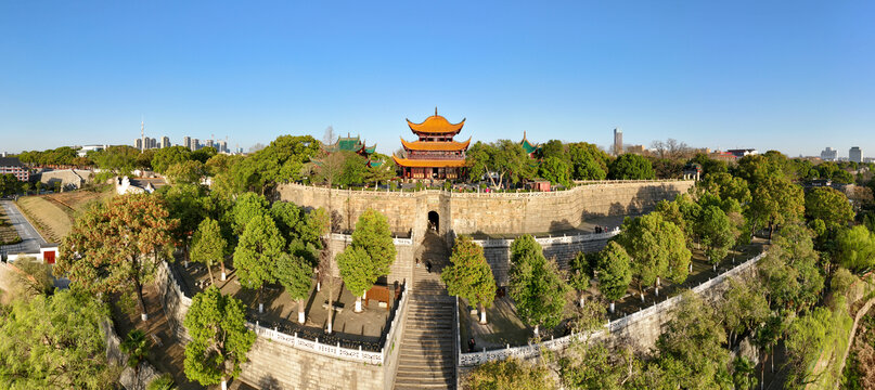 岳阳楼景区全景图