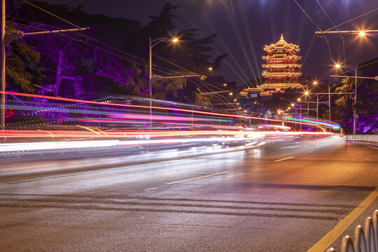 黄鹤楼夜景