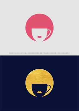 咖啡美发logo商标标志