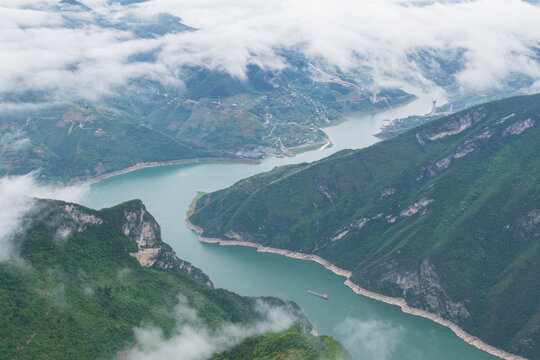 瞿塘峡风光