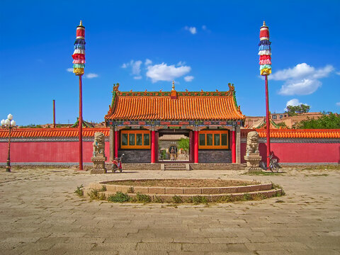 阿拉善左旗延福寺山门