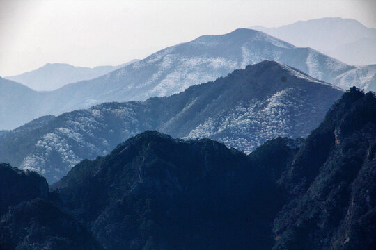 黄山远眺