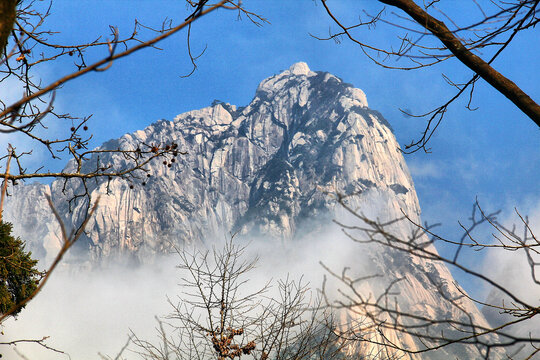 黄山雪景