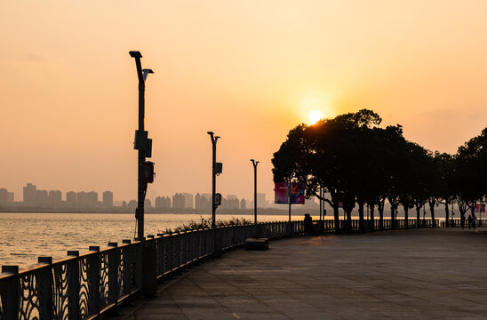 金鸡湖风光