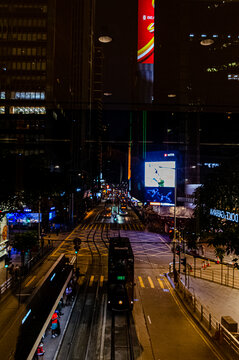 香港中环夜景