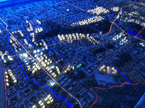 济南城市沙盘模型