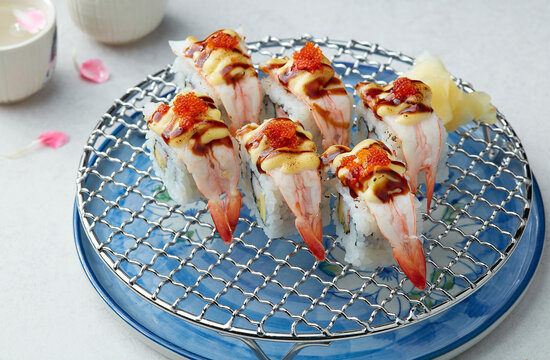 甜虾刺身寿司