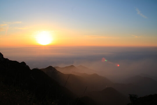 山东泰山日出