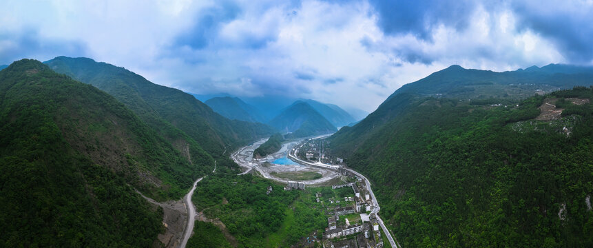 北川老县城全景