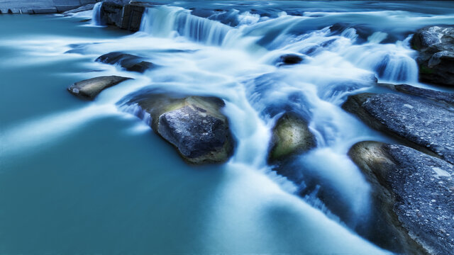 慢门水景