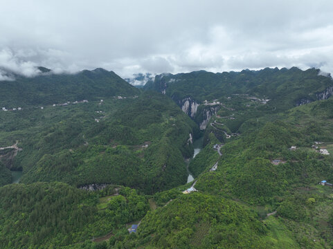 鹤峰屏山峡谷