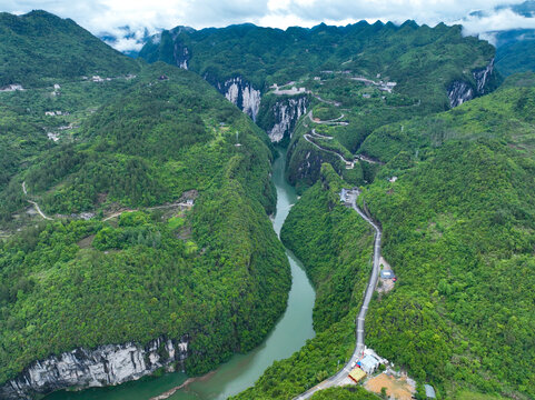 鹤峰屏山峡谷