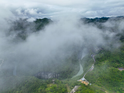 鹤峰屏山峡谷