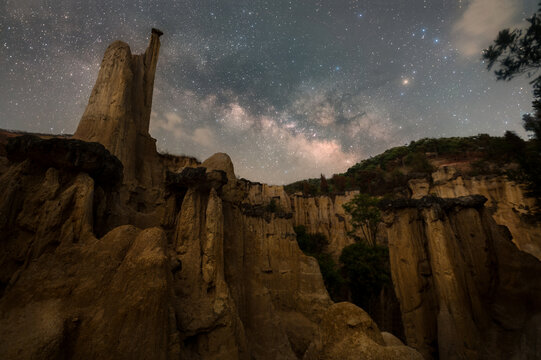 黄联土林星空