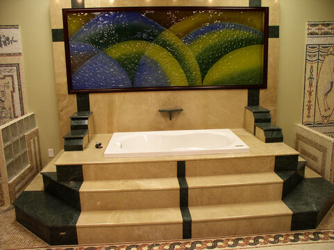 浴室卫生间室内装饰石材装修