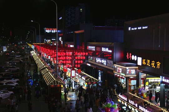 银川市怀远夜市