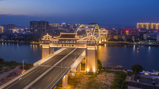 进贤门大桥夜景